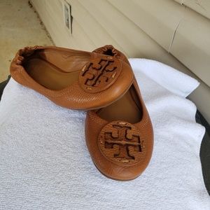 Tory Burch Tan  Reva Flats